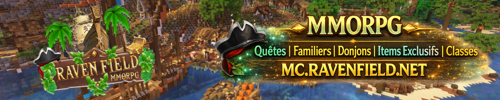 Banniere du serveur minecraft Ravenfield