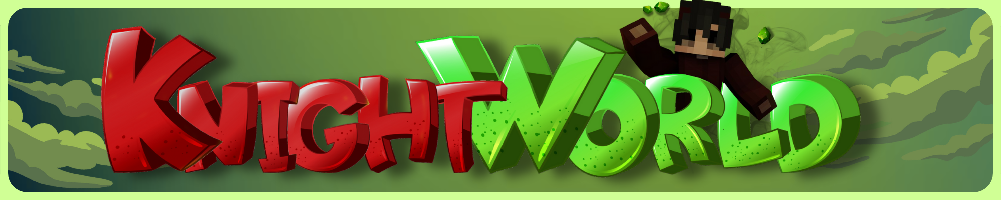 Banniere du serveur minecraft KNIGHTWORLD
