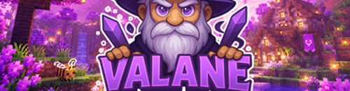 Banniere du serveur minecraft Valane