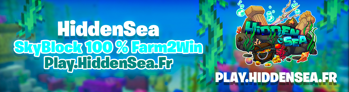 Hidden Sea SKYBLOCK Farm2Win