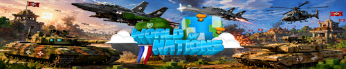 Banniere du serveur minecraft World of Nations