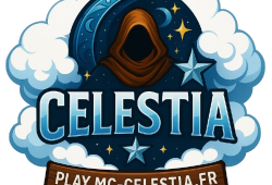 Banniere du serveur minecraft Célestia
