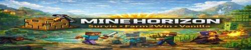 Banniere du serveur minecraft MineHorizon