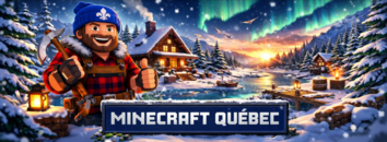 Banniere du serveur minecraft Minecraft Quebec