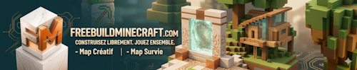 Banniere du serveur minecraft FreebuildMinecraft.com