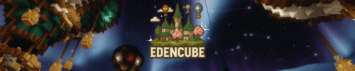 Banniere du serveur minecraft EdenCube