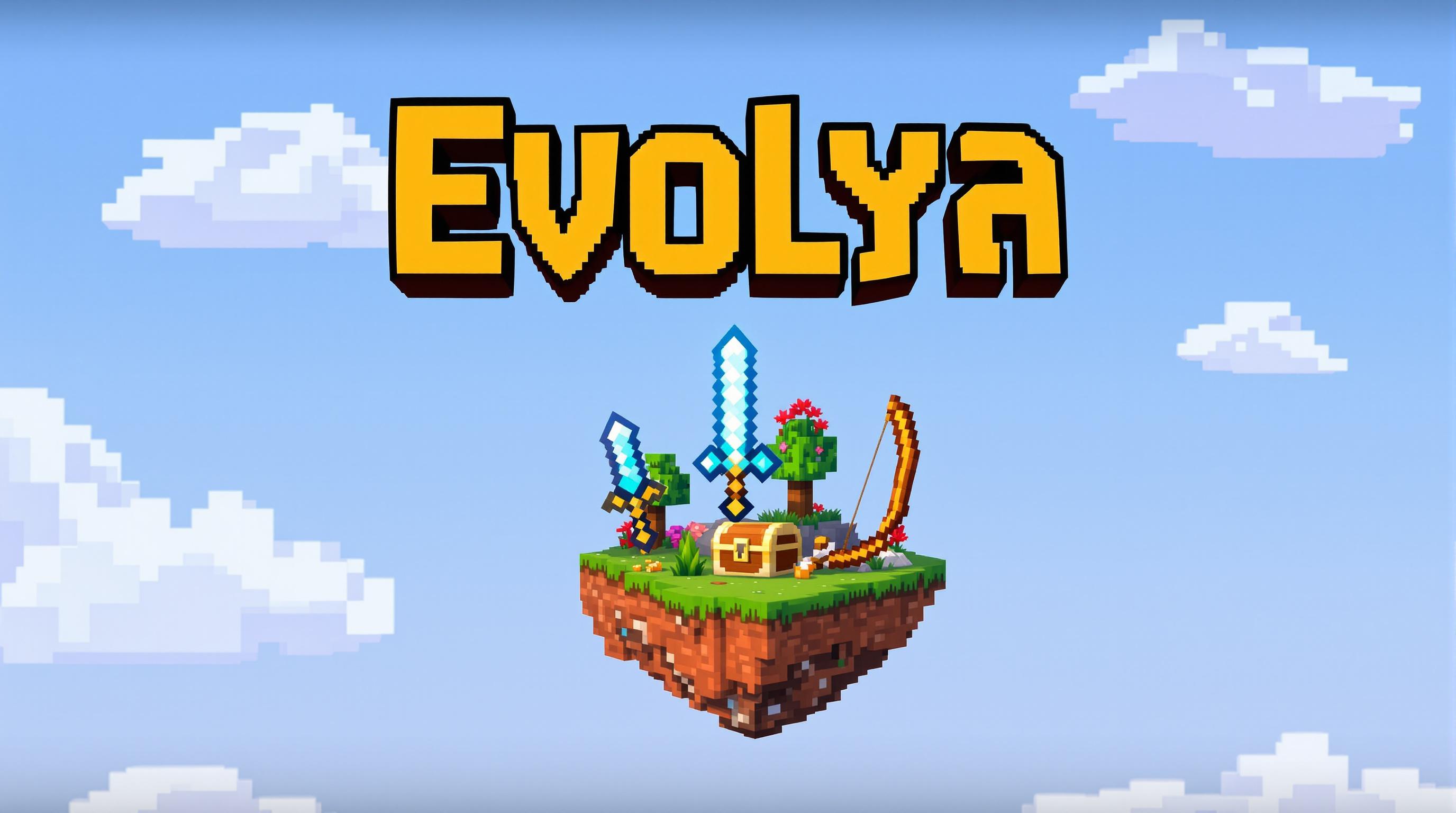 Banniere du serveur minecraft Evolya