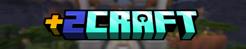Banniere du serveur minecraft Plus2Craft