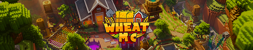 Banniere du serveur minecraft WheatMC