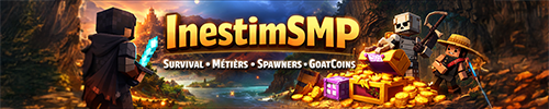Banniere du serveur minecraft Inestim SMP
