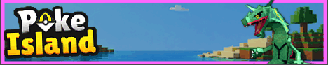 Banniere du serveur minecraft PokeIsland - Cobblemon