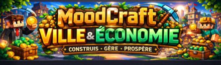 Banniere du serveur minecraft MoodCraft