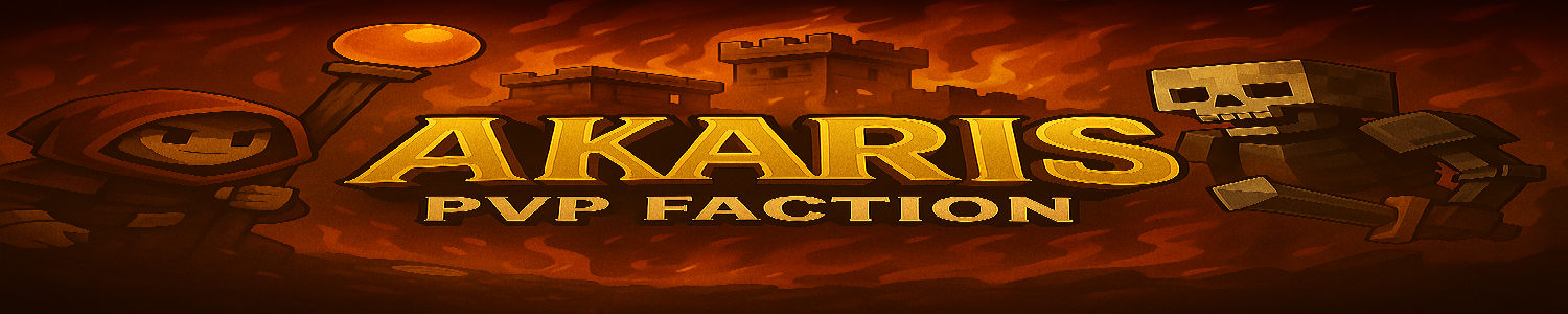Banniere du serveur minecraft Akaris