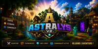 Banniere du serveur minecraft Astralys