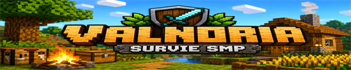 Banniere du serveur minecraft Valnoria