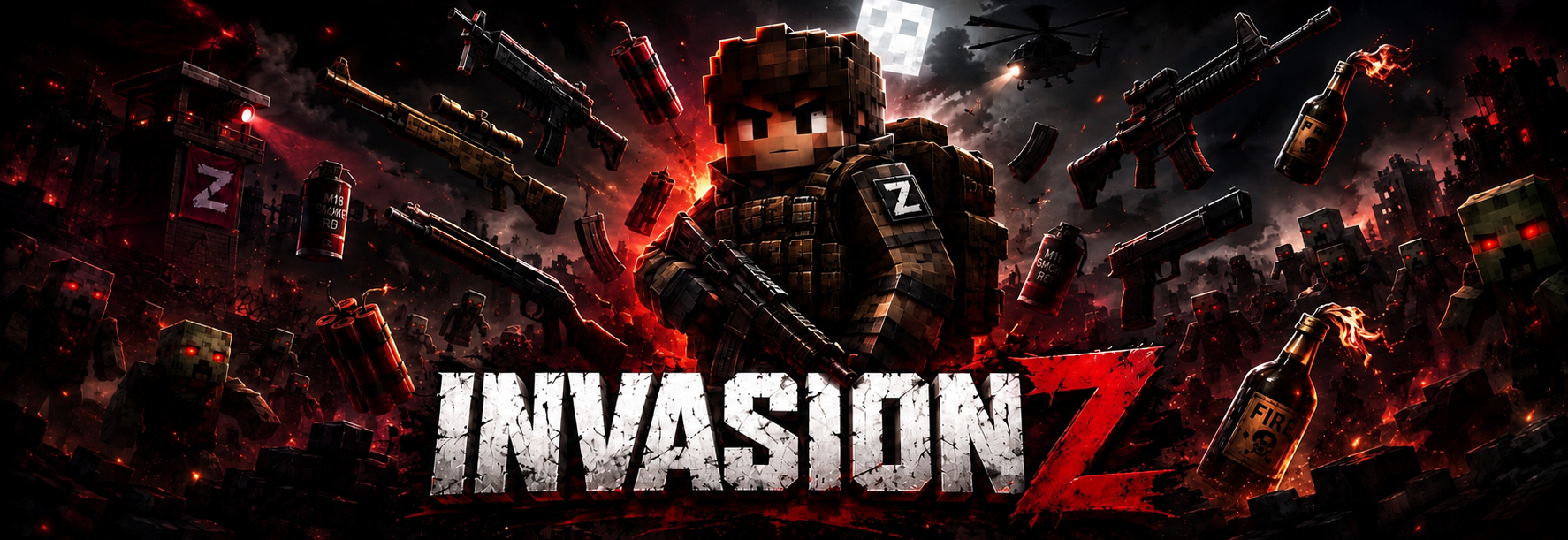 Banniere du serveur minecraft InvasionZ