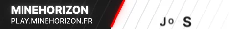 Banniere du serveur minecraft Minehorizon