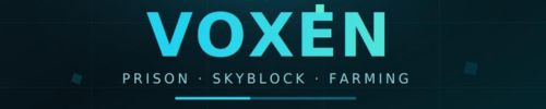 Banniere du serveur minecraft Voxen