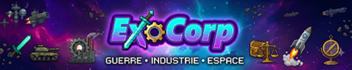 Banniere du serveur minecraft ExoCorp