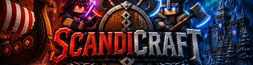 Banniere du serveur minecraft ScandiCraft