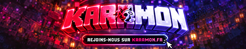 Banniere du serveur minecraft KARAMON - Cobblemon FR