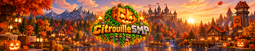 Banniere du serveur minecraft CitrouilleSMP
